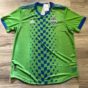 Adidas Seattle Sounders FC 22/23 Home Authentic Soccer Jersey XL IB5024 $130